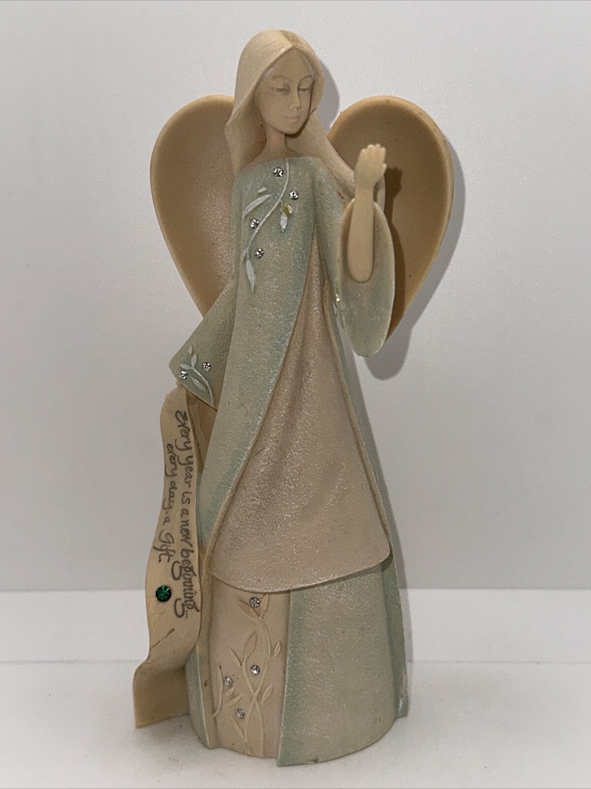 Foundations Monthly Birthstone Angels May Angel Figurine New