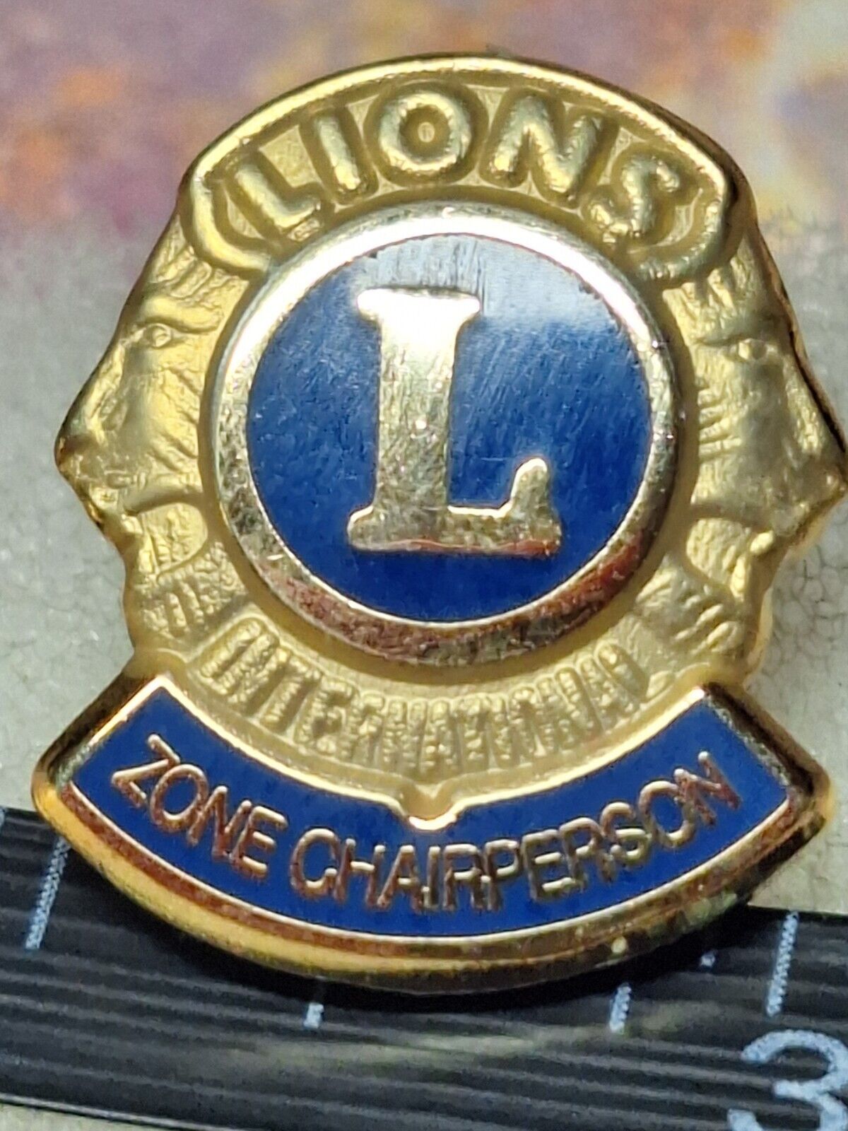 Lions Club Zone Chairperson Pin
