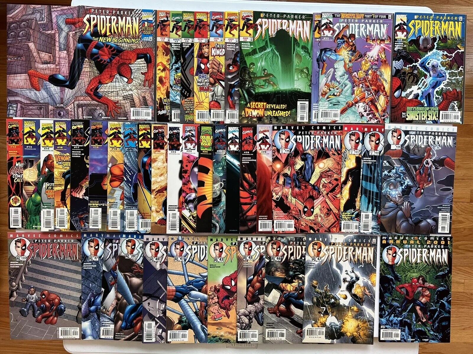 Peter Parker Spider-Man #1-47 (excl 9 33 42 44) + Annl 2001 Set  of 44 - 1999
