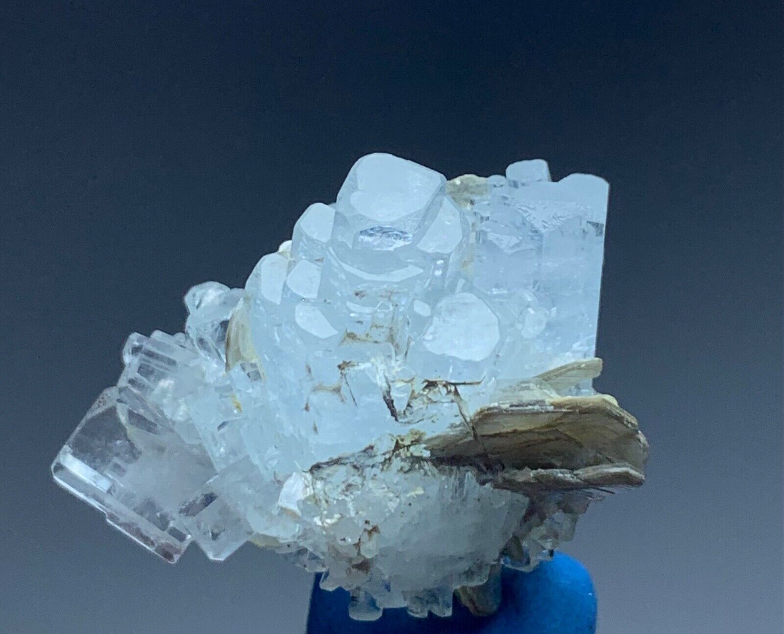 109 Cts Fully Terminated Aquamarine Crystal Cluster from Pakistan.s