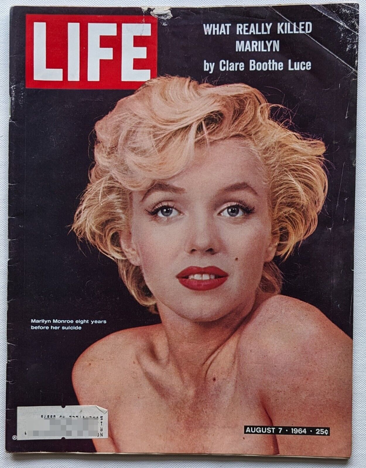 August 1964 Life Magazine MARILYN MONROE What Really Killed Marilyn