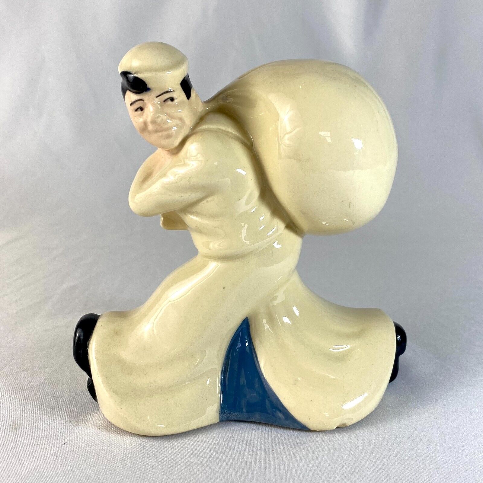 Vintage WWII Coin Bank by McCoy The Seaman's Bank For Savings Sailor