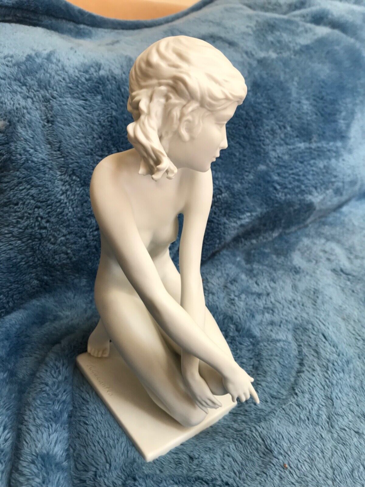 VINTAGE KAISER BISQUE FEMALE NUDE FIGURE-SIGNED W. GAWANTKA perfect