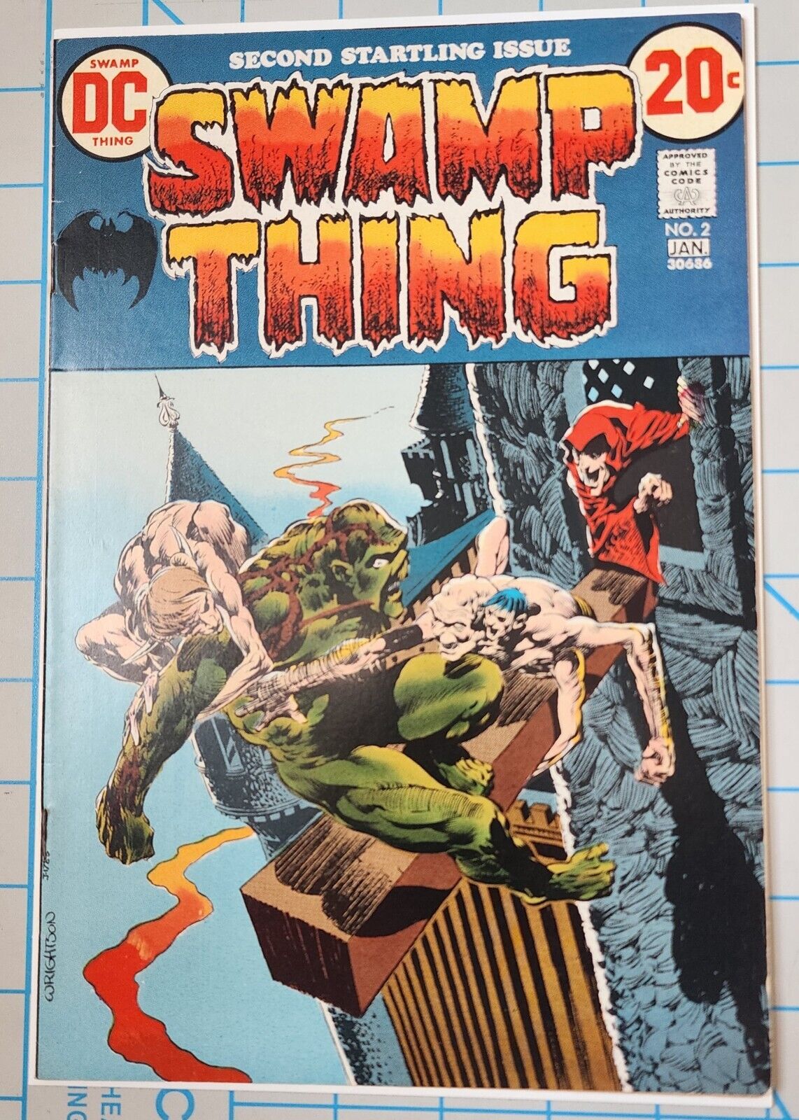 Swamp Thing #2 Signed by Bernie Wrightson DC Comics 1973