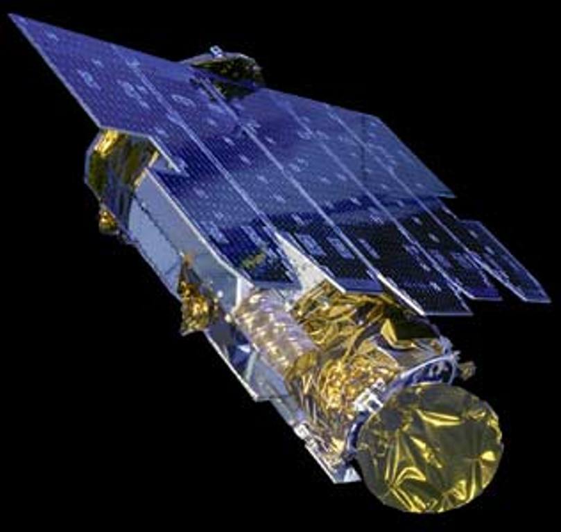 OrbView-3 ORBIMAGE Imaging Satellite Handcrafted Wood Model Regular New