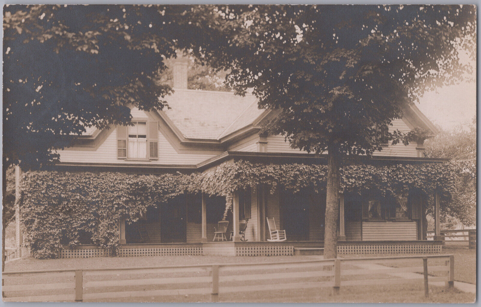 29 Stratton Rd in Jaffrey, NH Residence House Home RPPC Photo Postcard