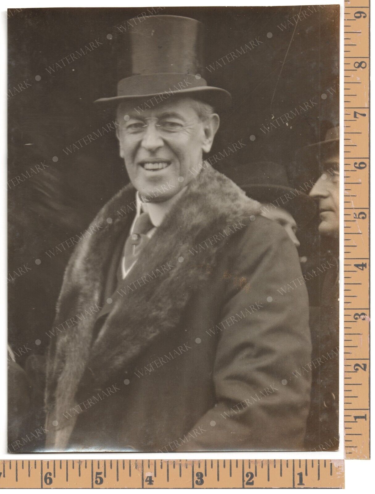 1913 smiling President WOODROW WILSON Original Photo PSA LOA/COA & Provenance
