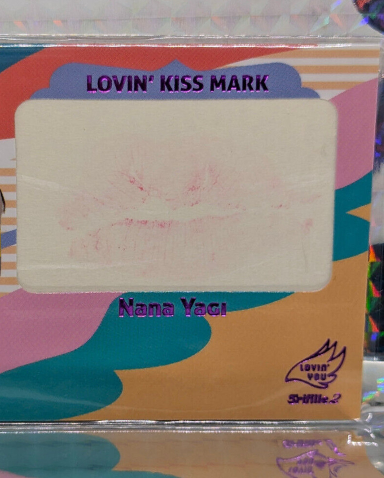 Nana Yagi 2024 Lovin You Trifille #2 Kiss Mark Card 10/60 ART Lips
