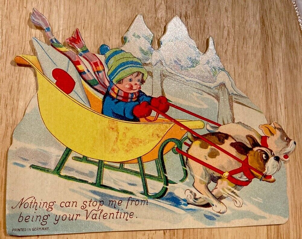 Vintage Humorous Valentine\'s Card ~ No Handwriting ~ ca 1930s ~ Made in Germany