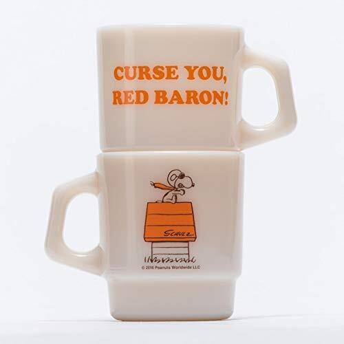 [Fire-King] Stacking Mug Peanuts Red Baron Japan