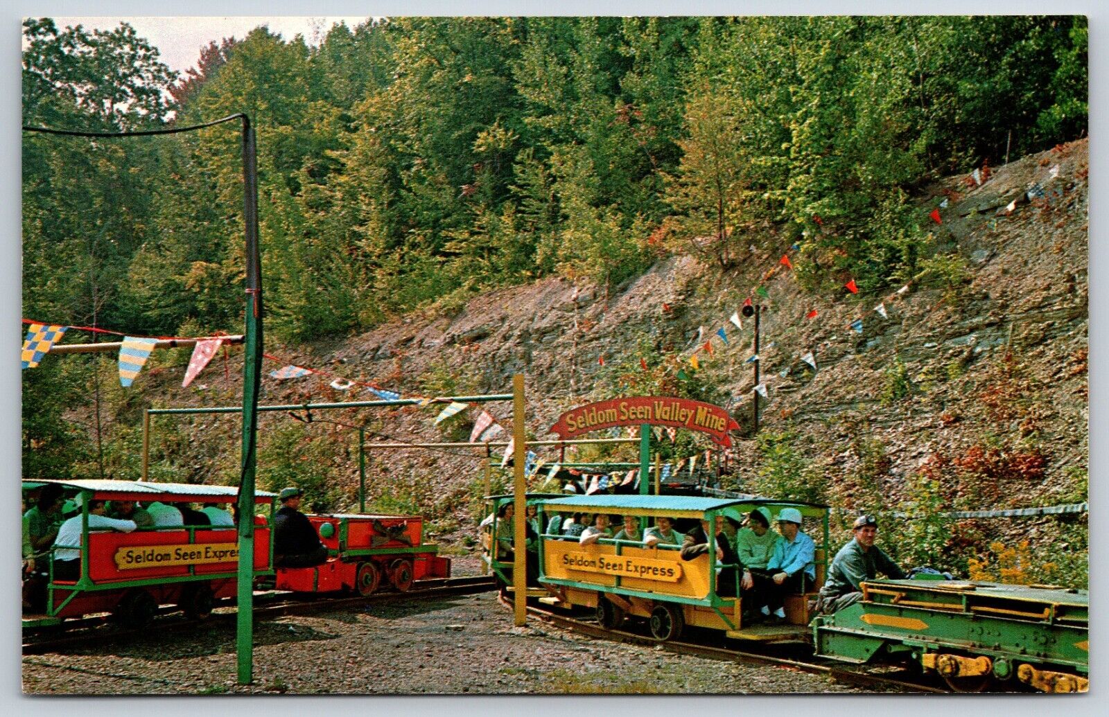 Postcard Seldom Seen Valley Mine St. Boniface Near Patton, Pennsylvania Unposted