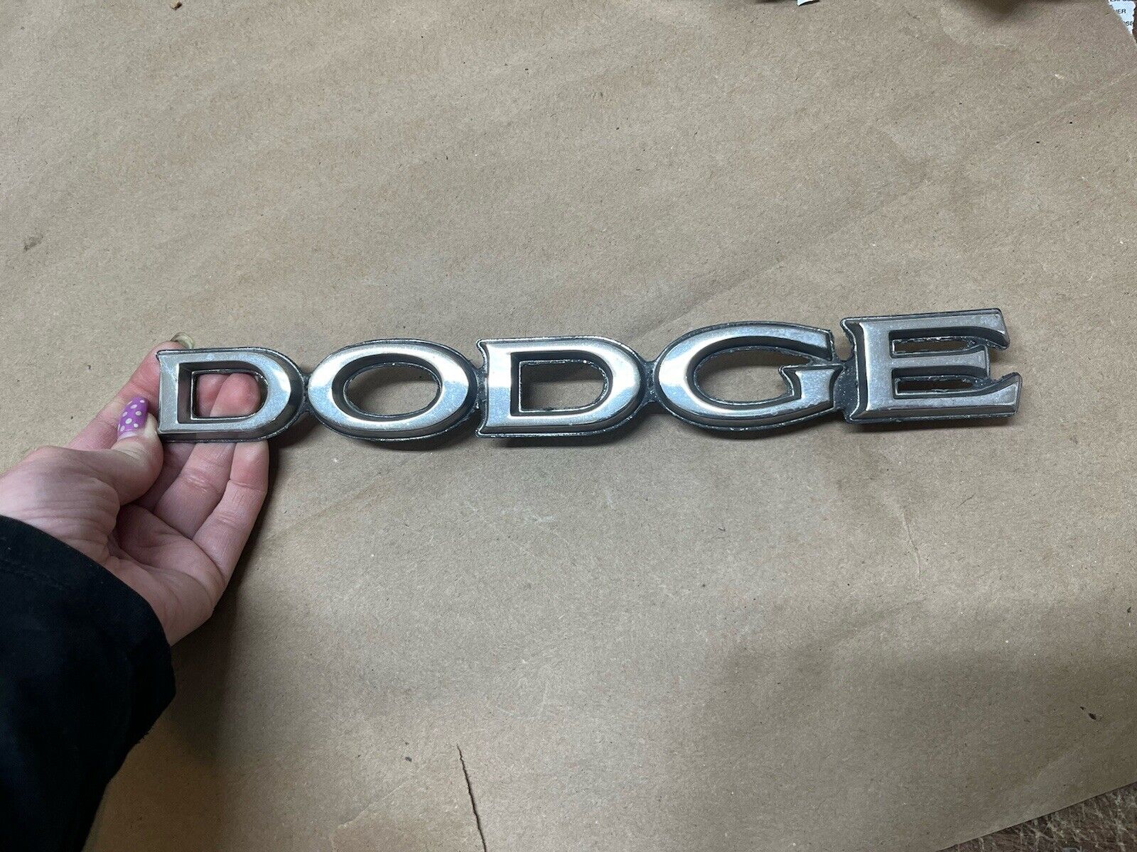 79-93 Dodge Van Hood Nose Emblem 1979-1993 #4084778 DODGE TRUCK VAN Ramcharger