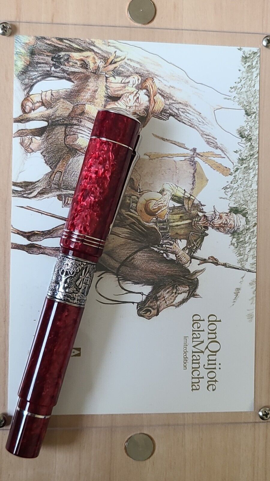 Delta 1K Don Quijote LE Fountain Pen, limited Edition  with all boxes and books 