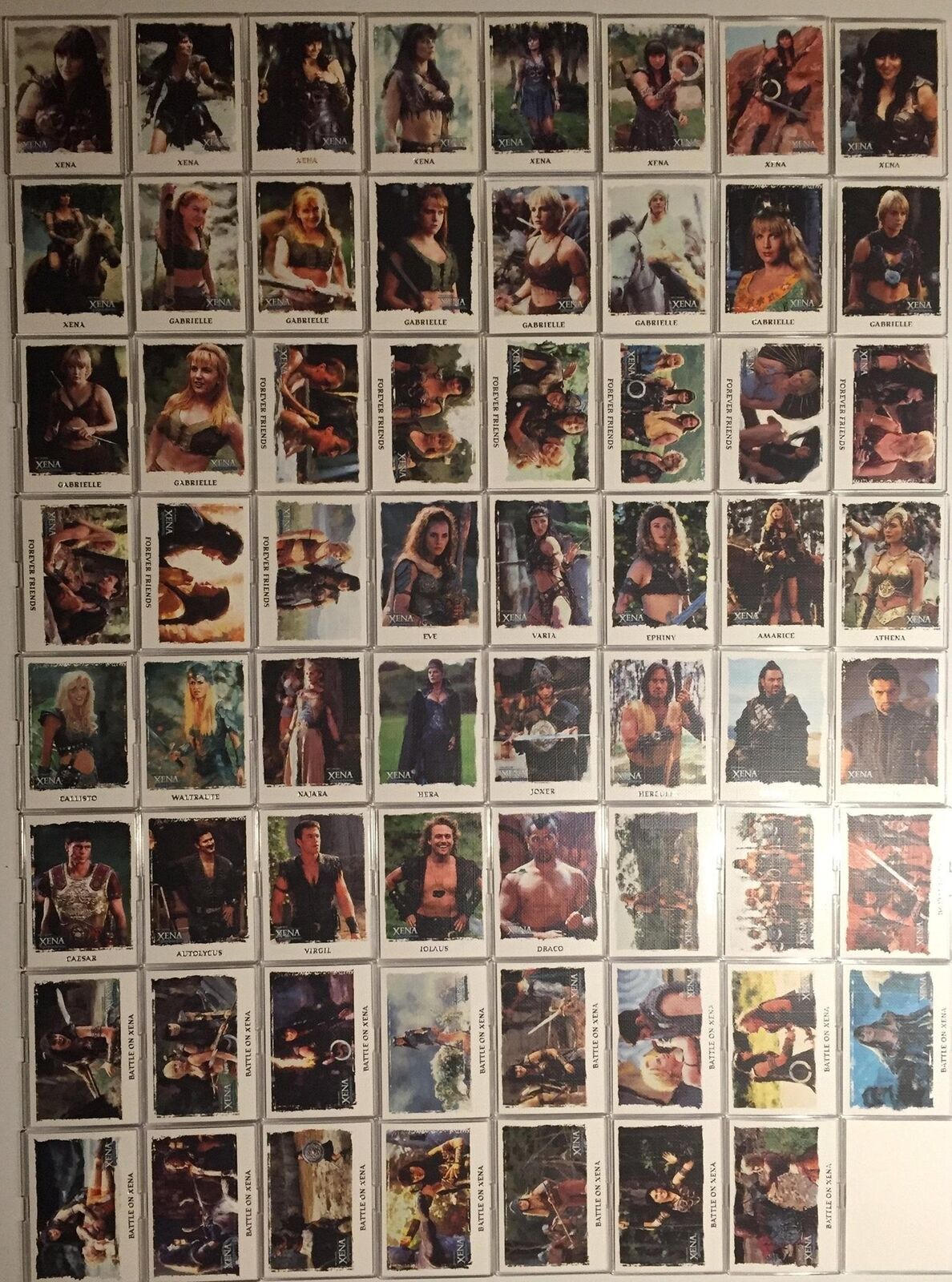 Xena Art & Images Base Trading Card Set 63 cards  2004 Rittenhouse