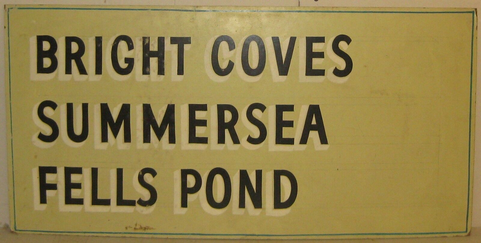 Original \'60s NEW SEABURY MASHPEE CAPE COD Neighborhood Development Painted Sign