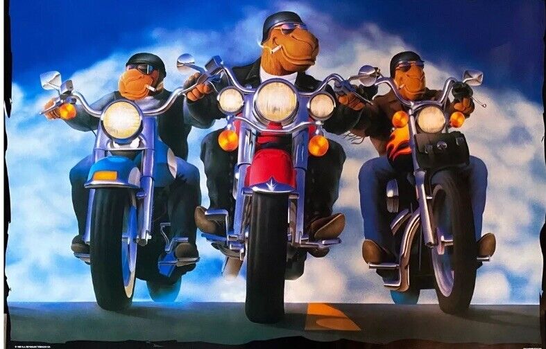 Camel Cigarette Motorcycle Rally 18” by 24” Poster NEW Vintage 1995
