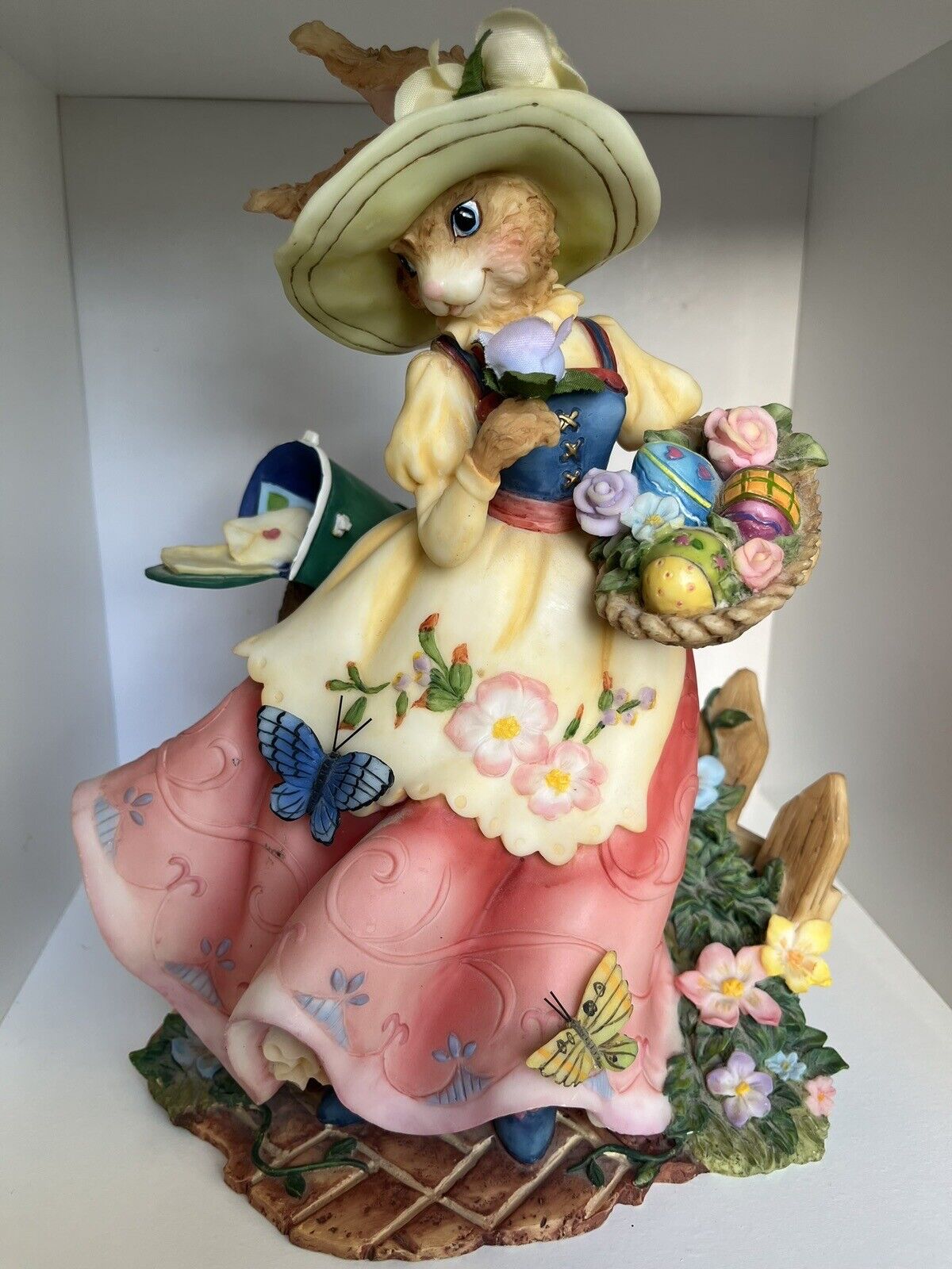 Lady Easter Bunny Sculpture 