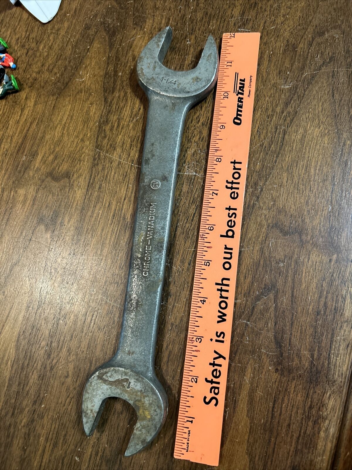 1” & 1 1/4” BONNEY Wrench Rare #1736 USA Vintage Tool