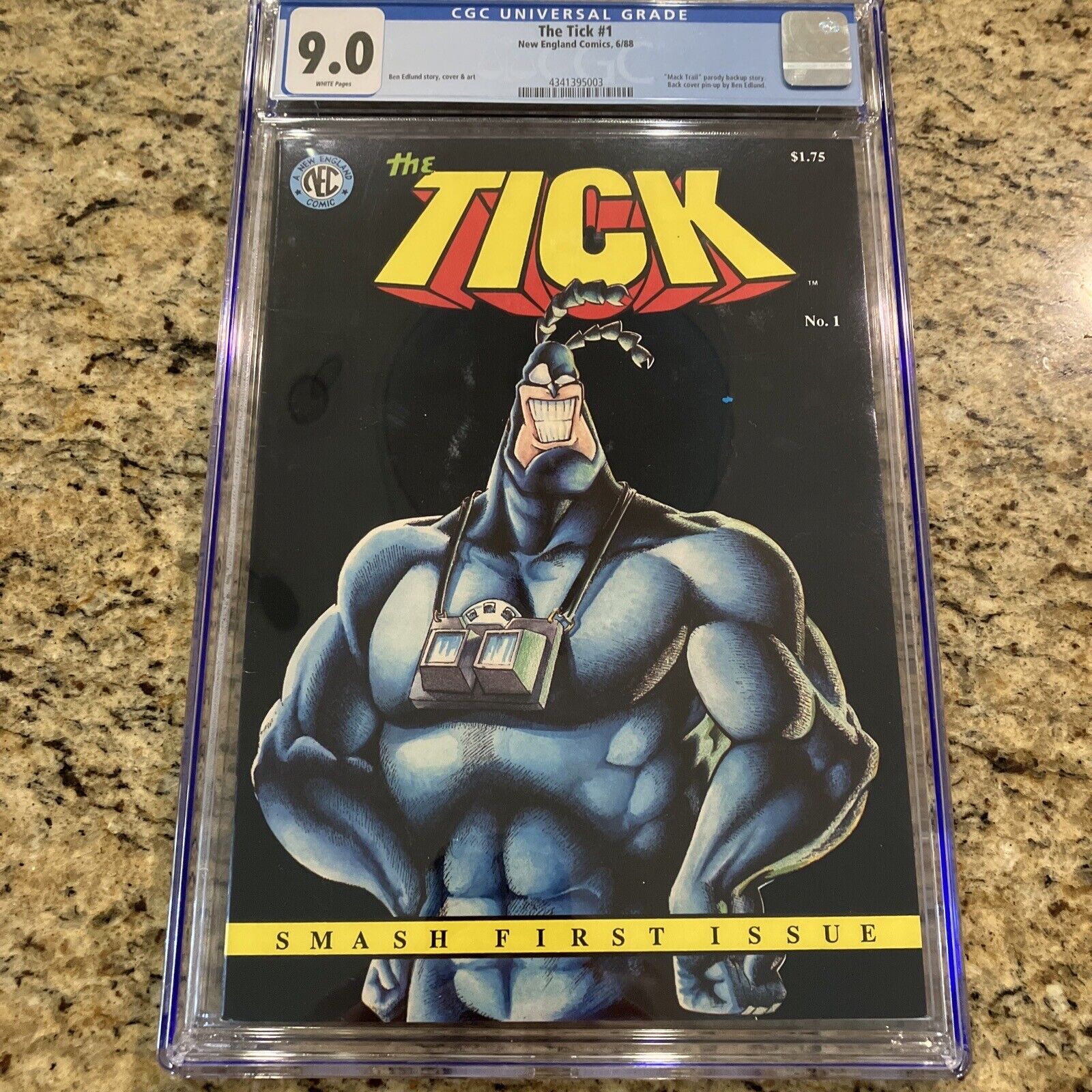 The Tick #1 CGC 9.0 ~ KEY ~ 1st Print of 1st Issue ~ 1988
