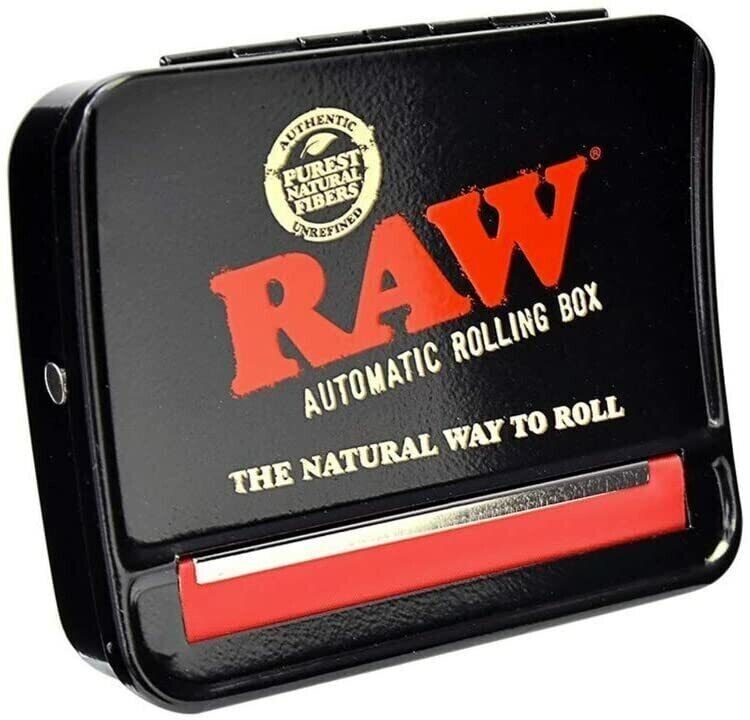 RAW 79mm Adjustable Automatic Cigarette Rolling Box (RED)