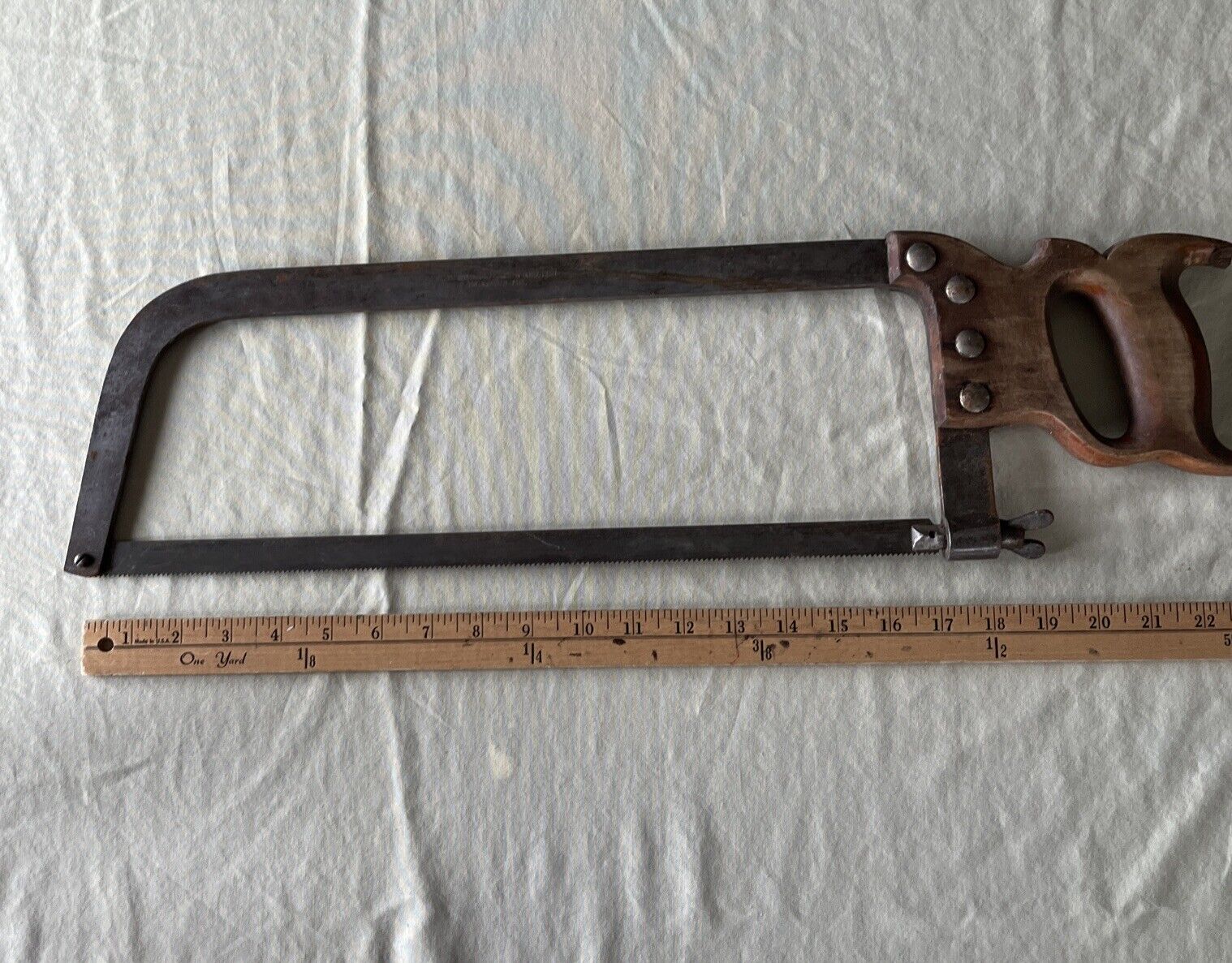 E C Simmons Keen Kutter Meat Handsaw Small Flaw On Handle