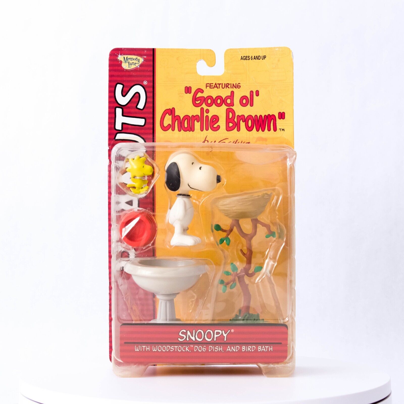 Memory Lane Vintage 2002 Peanuts Snoopy With Woodstock Figurine NIP