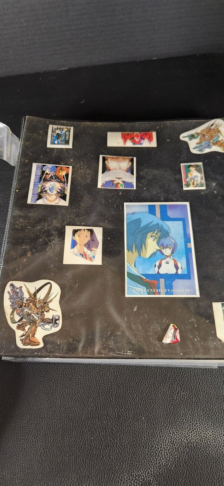 Neon Genesis Evangelion Trading Card Binder Lot Carddass Masters Digimon Mix