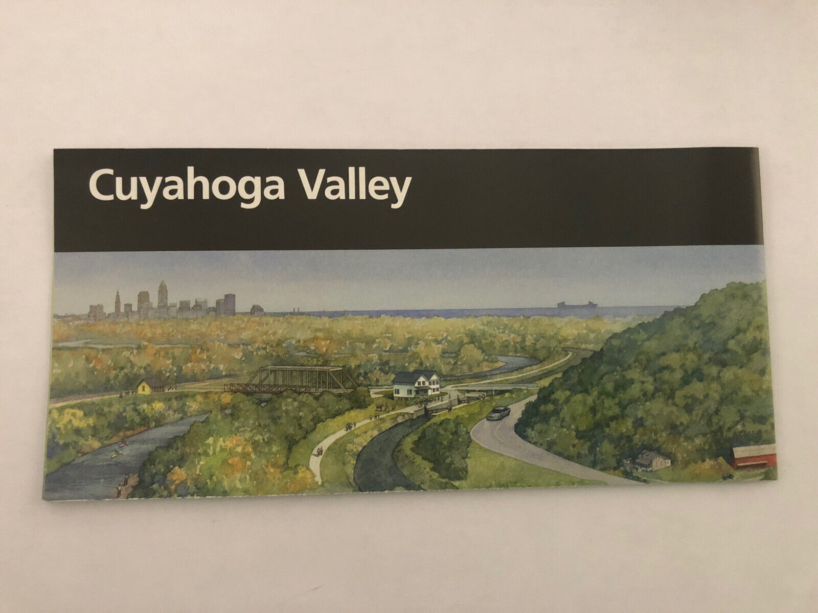 Cuyahoga Valley National Park Unigrid Brochure Map NPS NEWEST VERSION Ohio