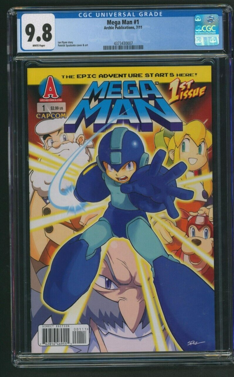 Mega Man #1 CGC 9.8 Archie Publication Comics 2011