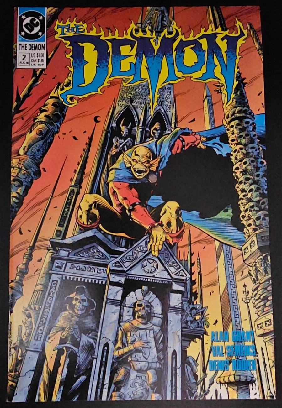 The Demon DC Comics 1990 Alan Grant Val Semeiks Jack Kirby No. 2 Etrigan RAW