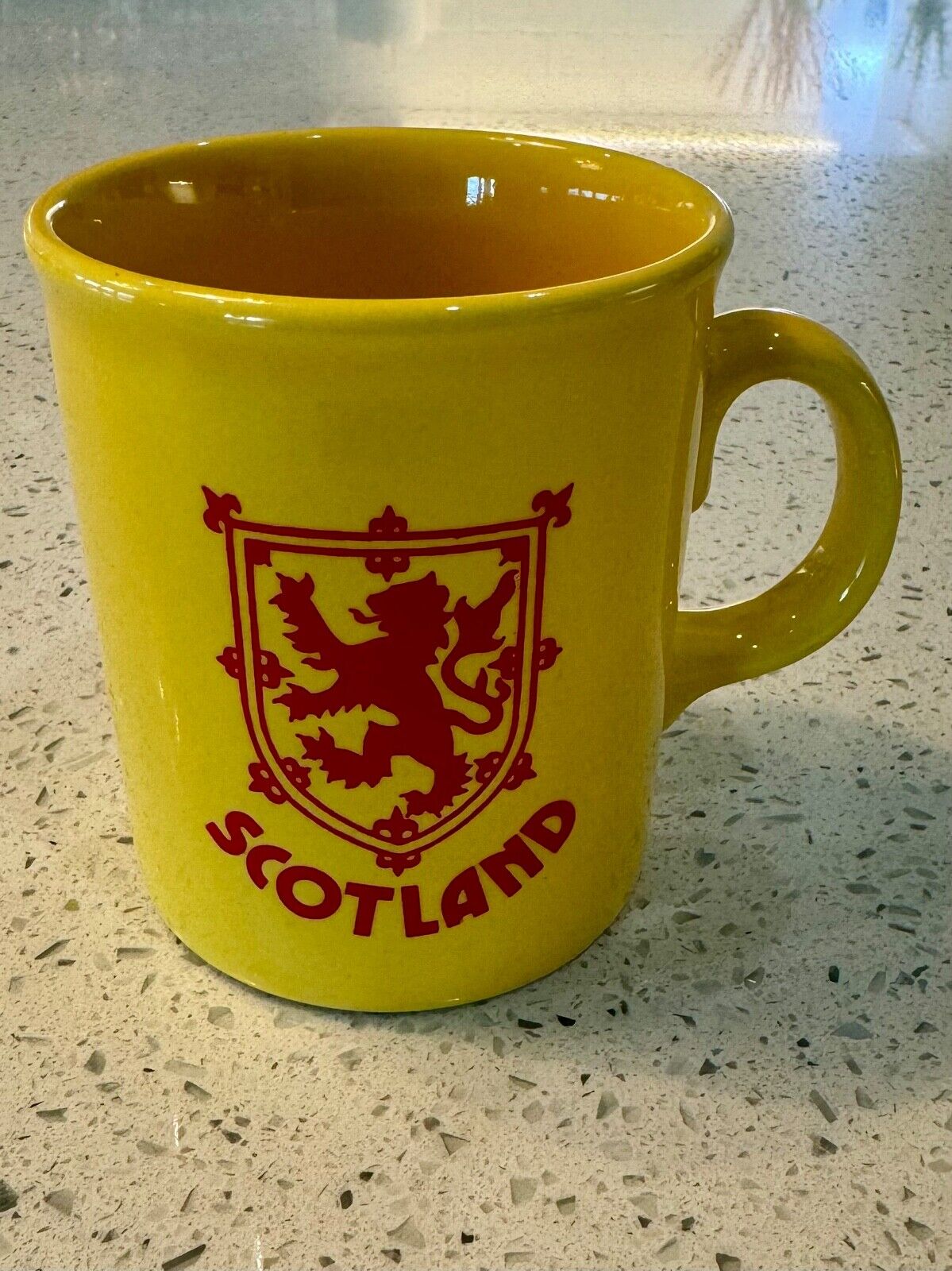 8 Oz Scotland Yellow Coffee Mug