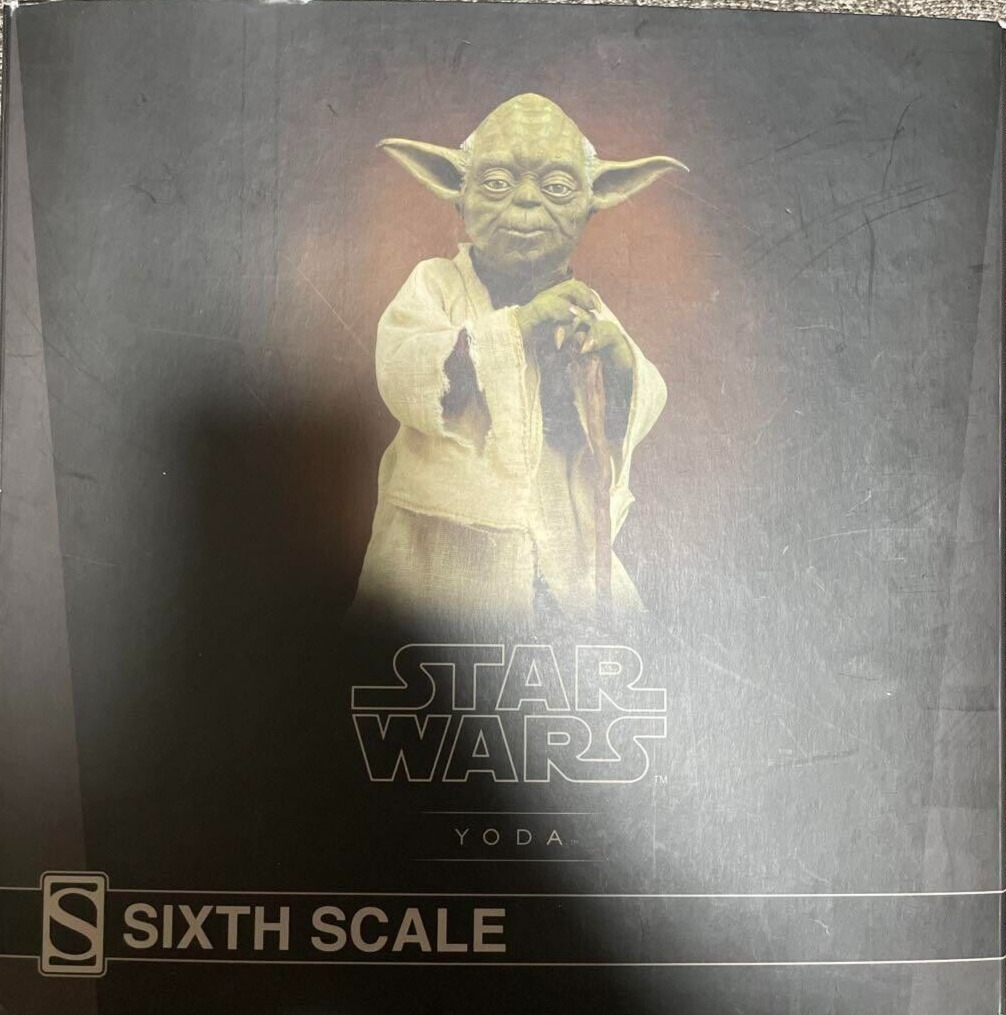 SideShow Collctibles Star Wars Yoda Sixth Scale  Action Figure Rare Item