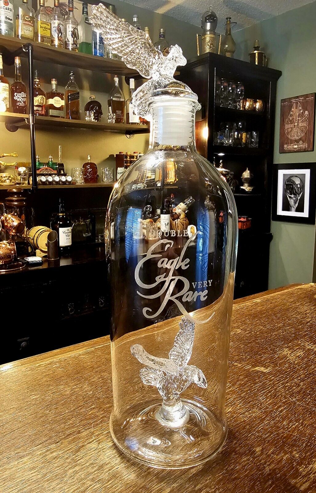 Double Eagle Very Rare 20-Year Kentucky Straight Bourbon Glass Bottle Replica