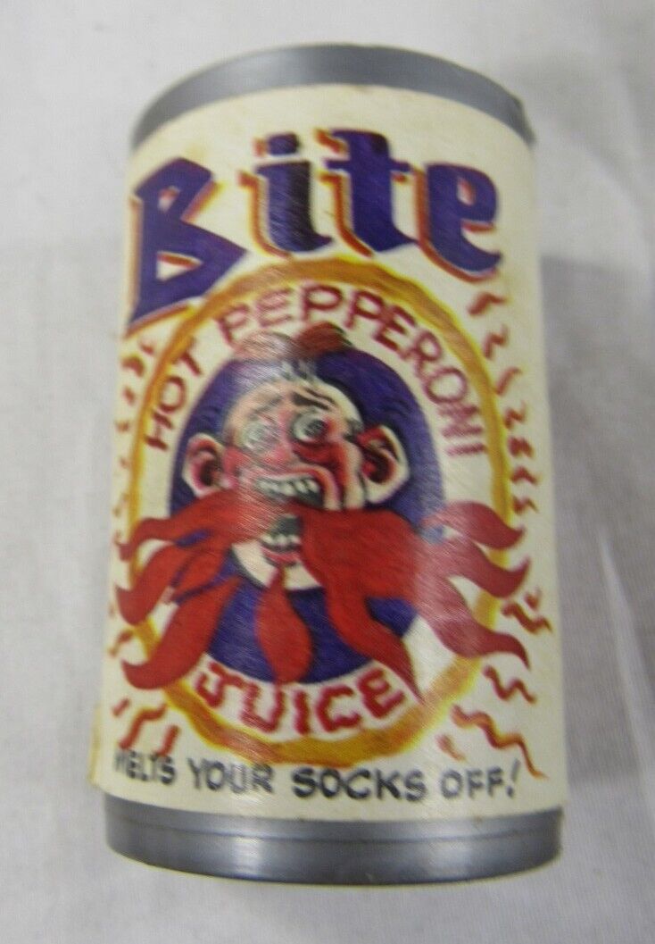 Chug A Can Candy Bite Hot Pepperoni Juice Open Container