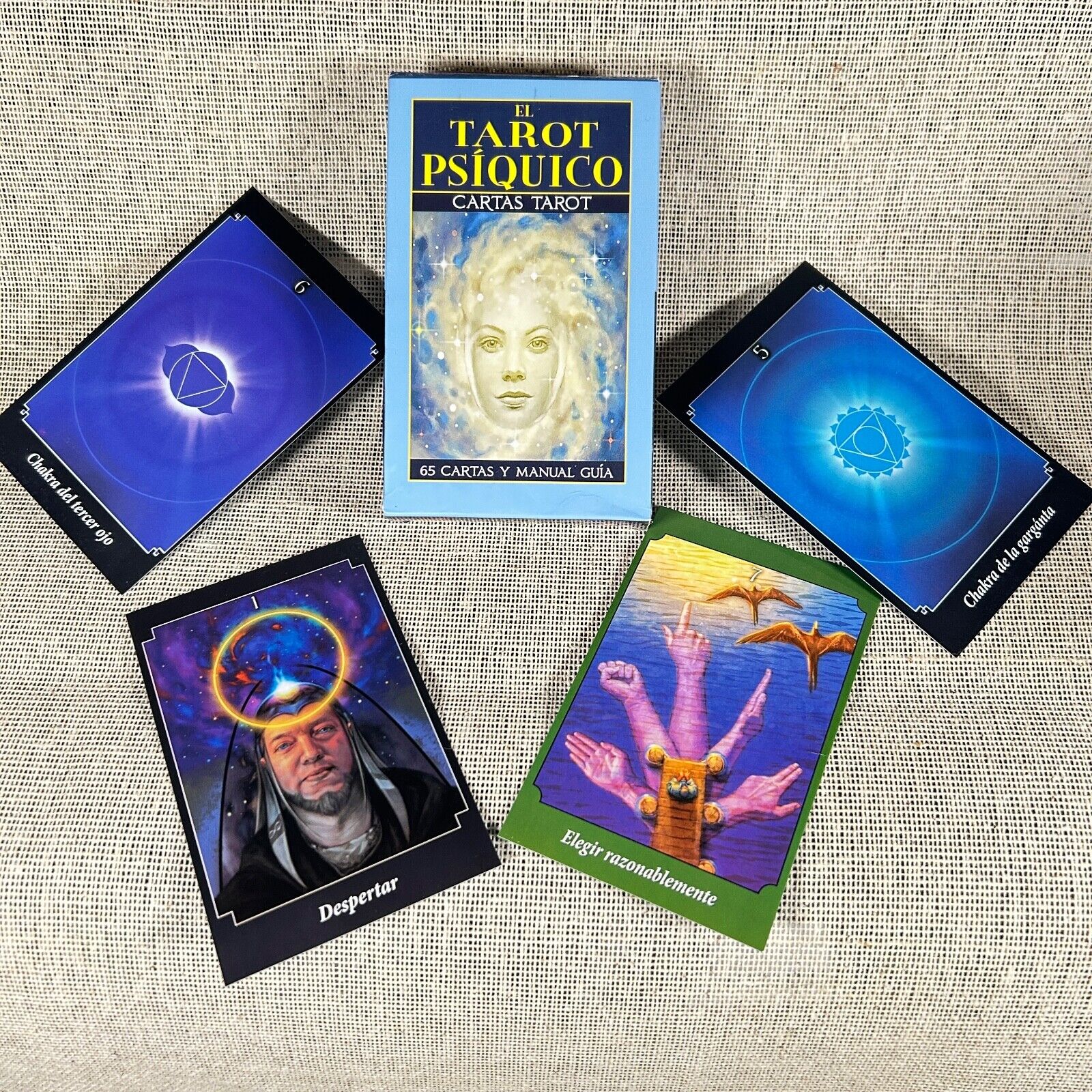 El Tarot Psiquico - Cartas Oráculo - Edición en español - 65 cartas del tarot