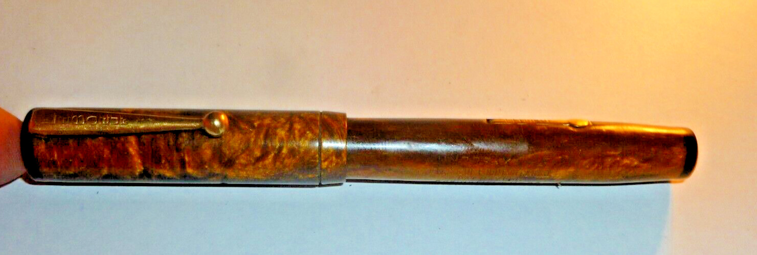 Leboeuf 65 #6 Vintage Fountain pen barrel cap Tiger Eye PERFECT
