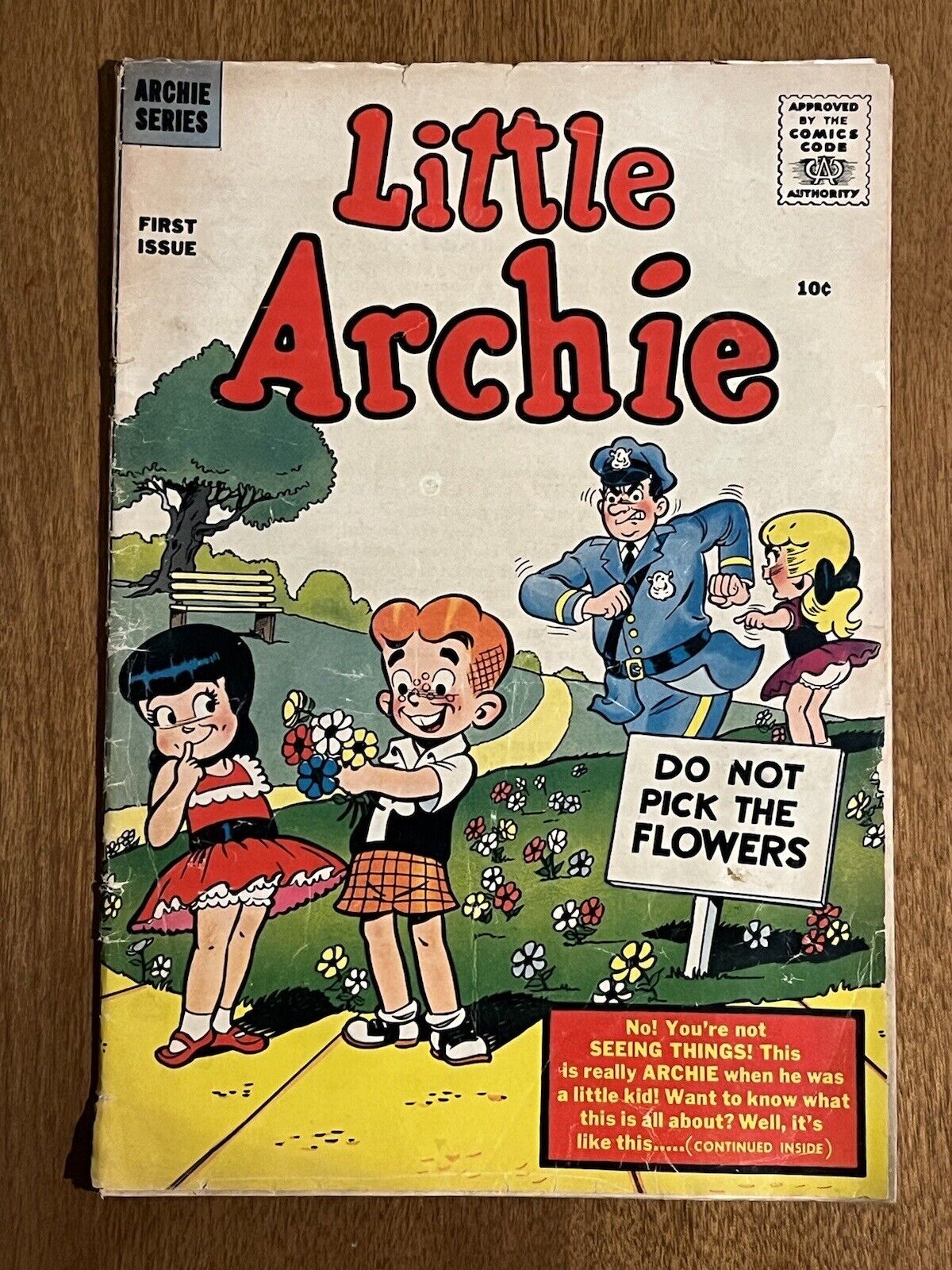 Little Archie #1/Silver Age Archie Comic Book/1956/Rare/GD-VG