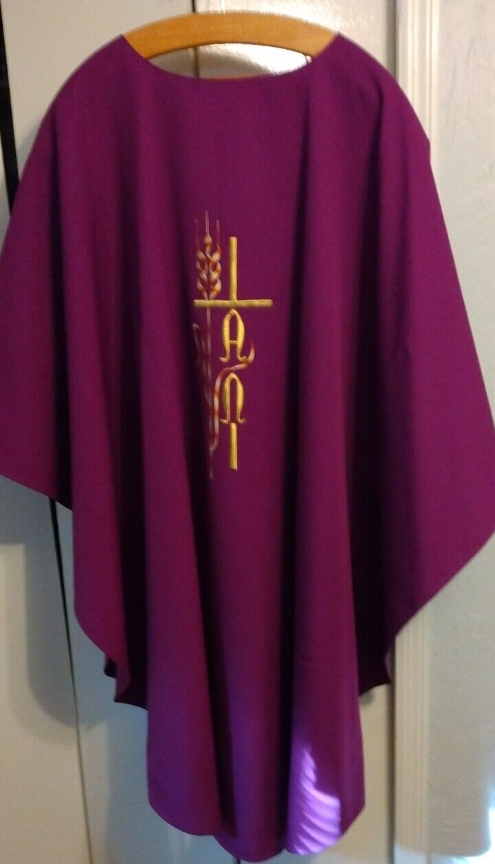 Purple chasuble (vestment)