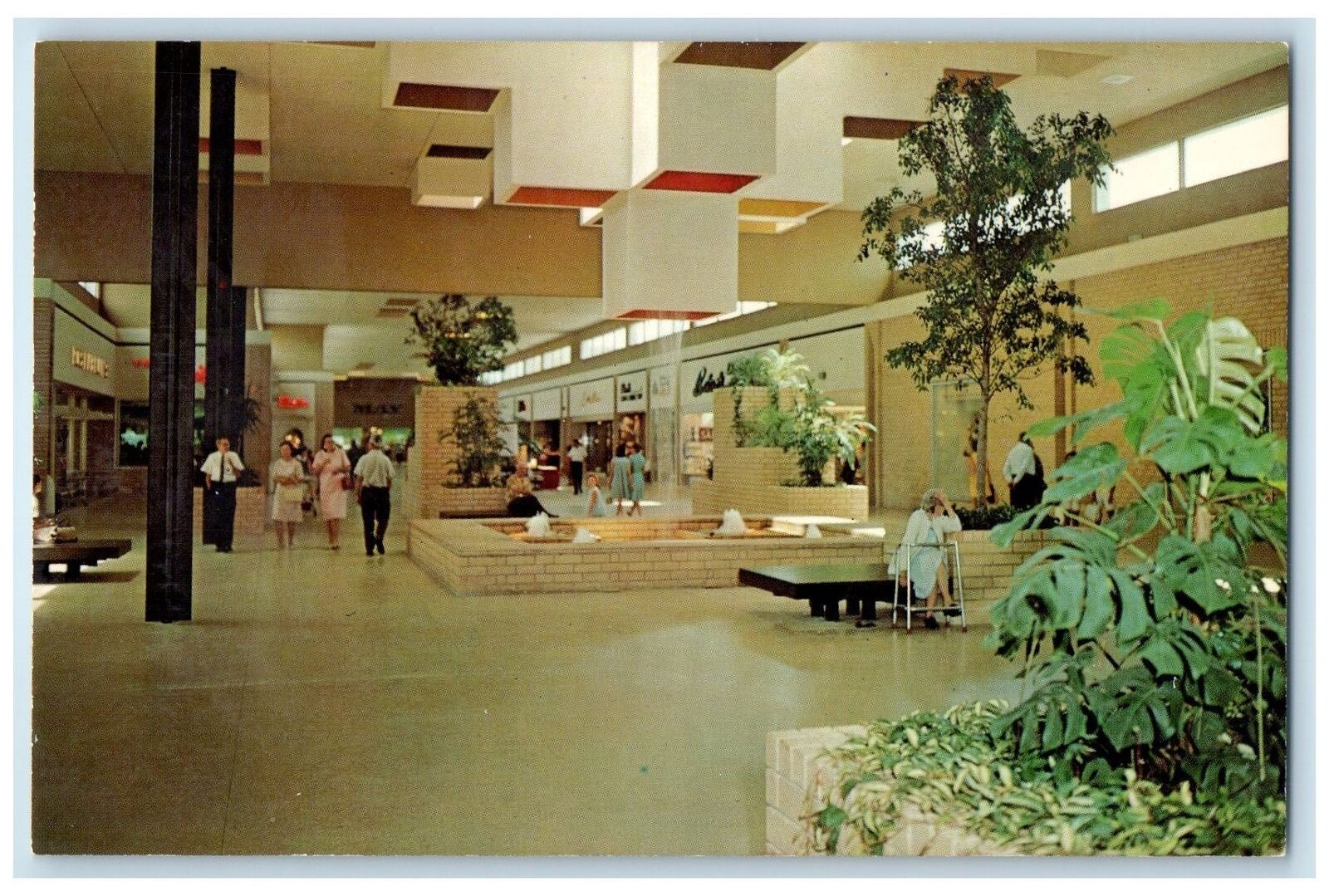 c1960's Regency Square Shopping Mall Jacksonville Florida FL Unposted Postcard