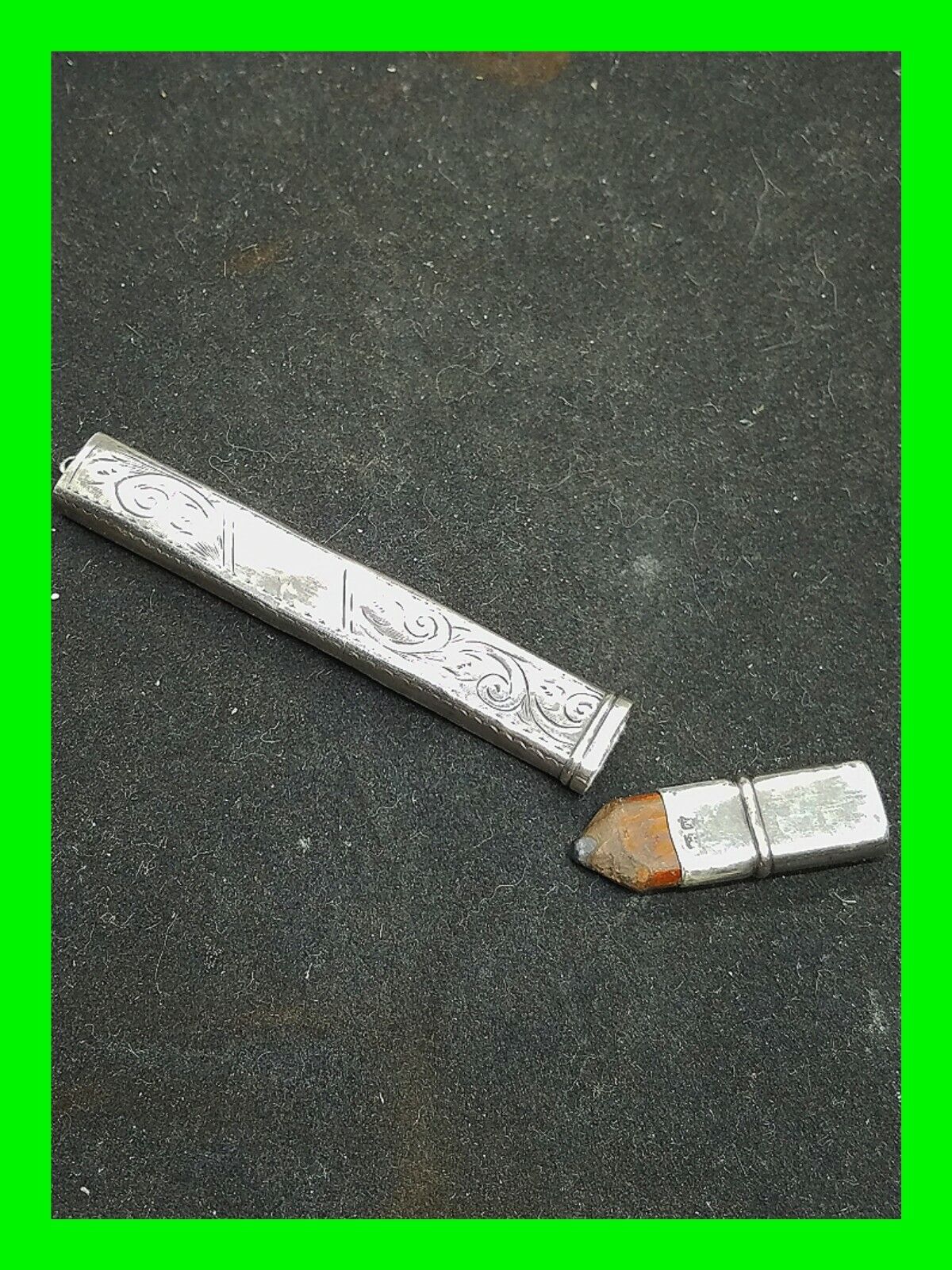 Antique Sterling Silver Marked Vest / Pendant Pencil 4.28 Grams