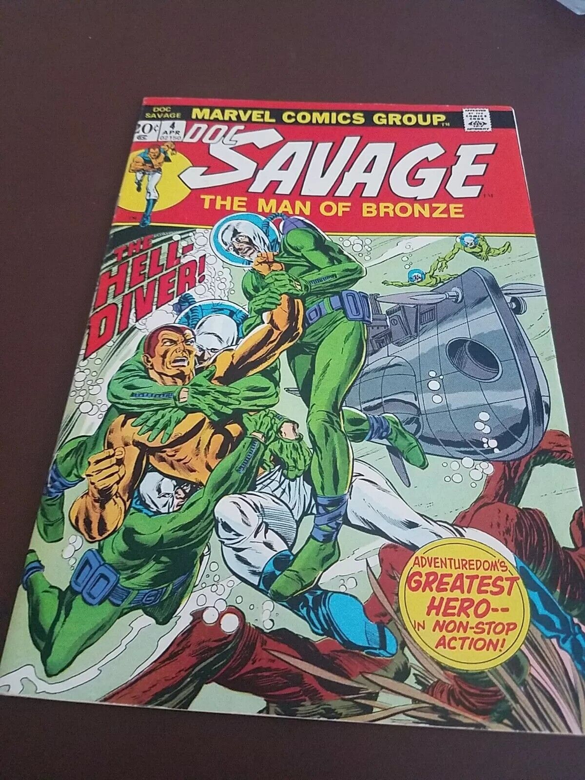Doc Savage, The Man of Bronze #4 (April 1973) Lower Grade Combined Shipping 