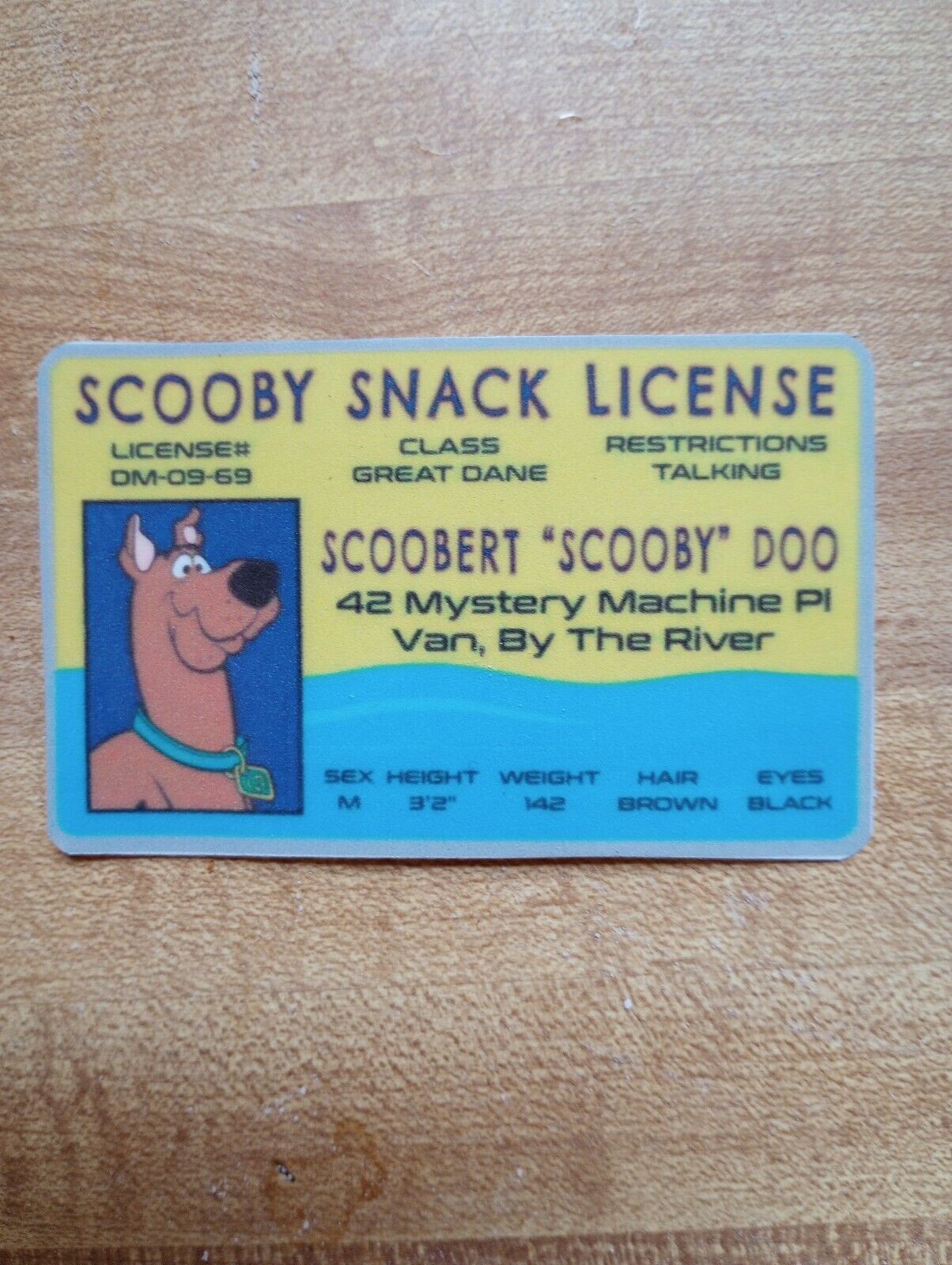 Scooby Doo And Shaggy Novelty Snack Licenses Trading Cards 