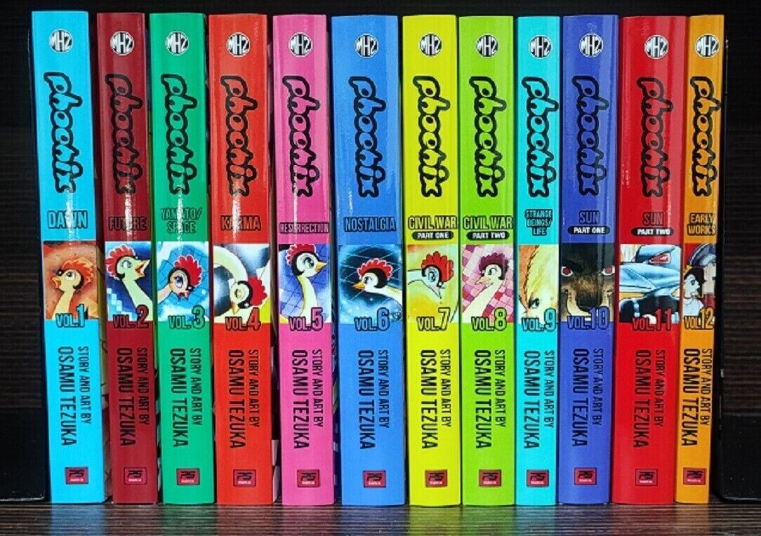 Phoenix Manga By Osamu Tezuka English Edition Volume 1-12 (END)-DHL EXPRESS