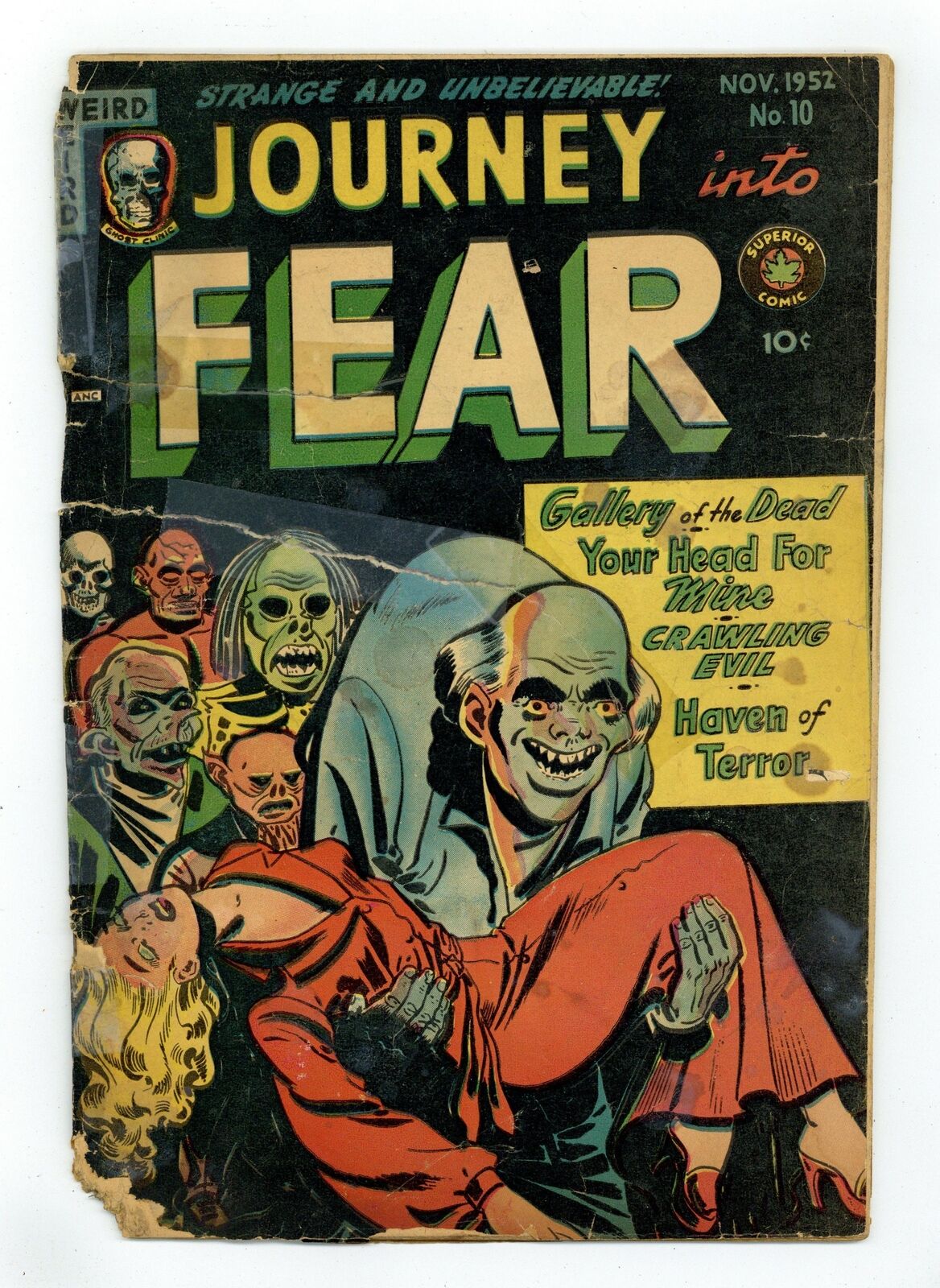 Journey into Fear #10 PR 0.5 1952