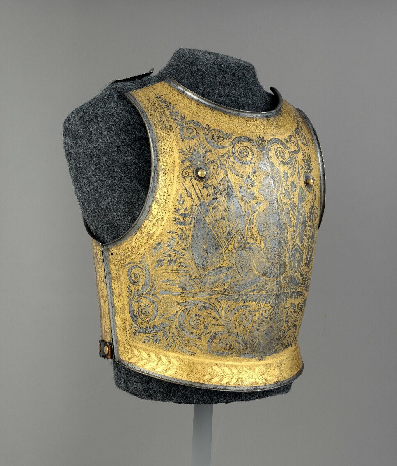16GA Steel Medieval French Cuirass 19TH Century Breastplate & Backplate