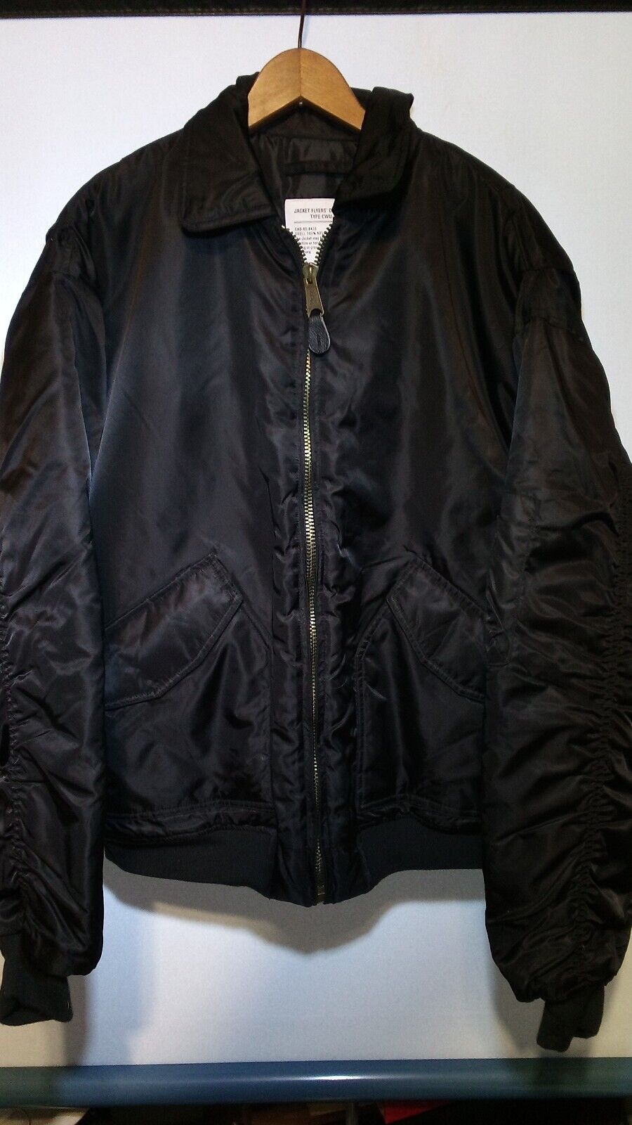 Flyer\'s Cold Weather XXL CWU-36/P Black Nylon Jacket, Size 2XLarge US Army. 