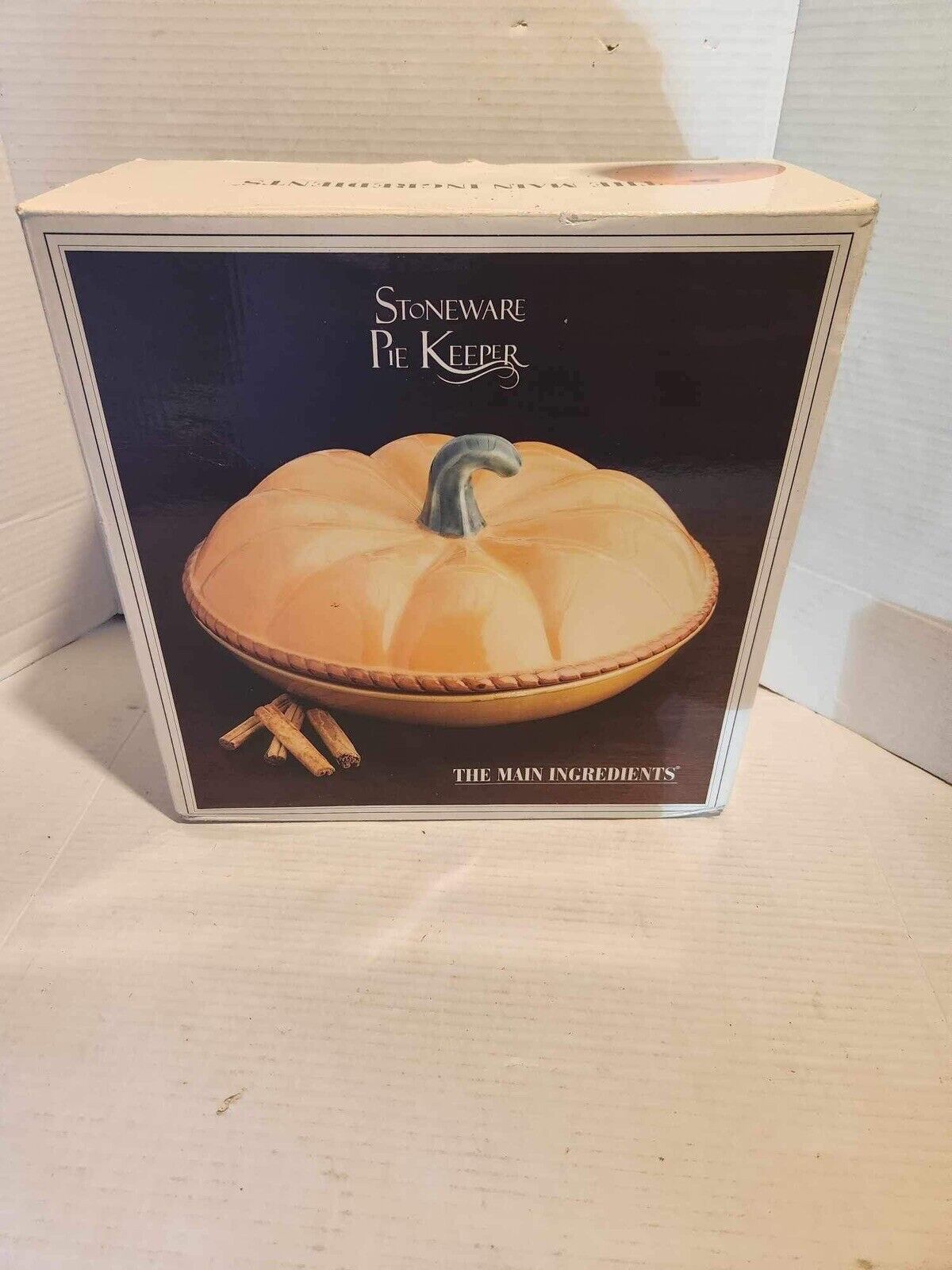 The Main Ingredient Orange Pumpkin Pie Holder Flawless Condition