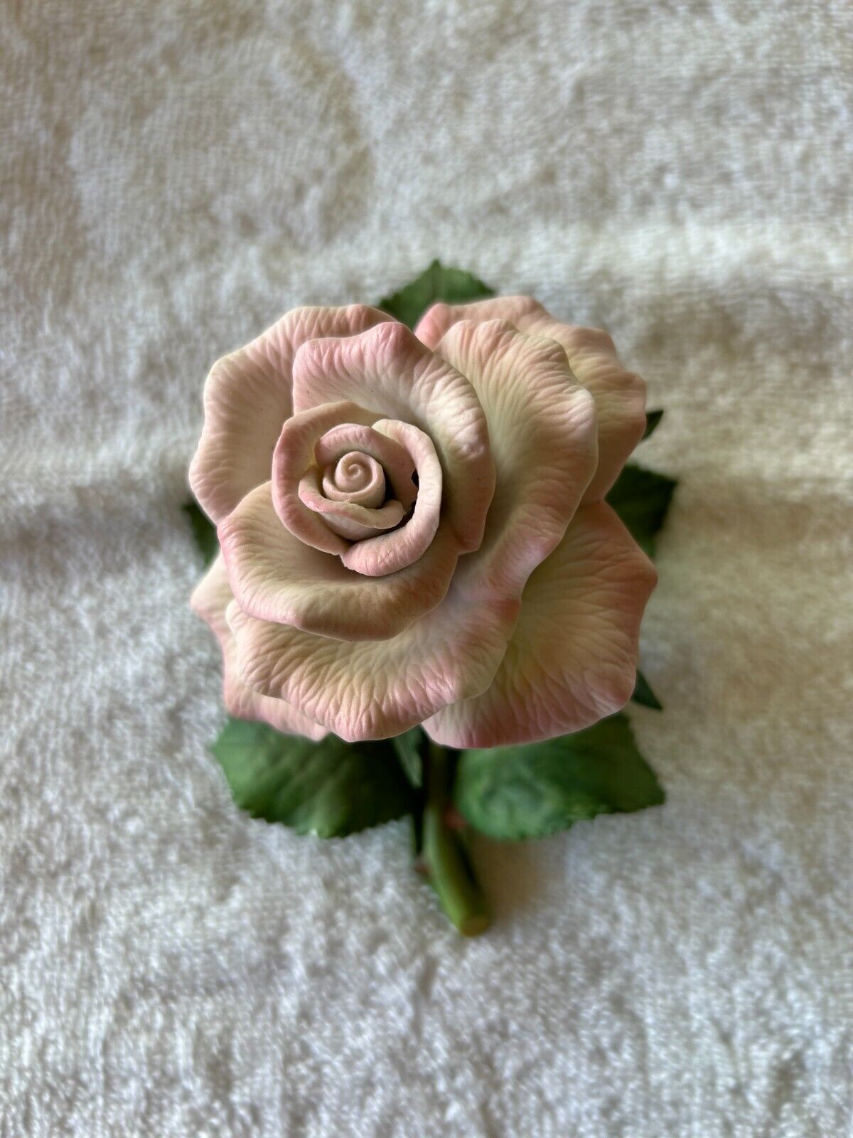 Lenox Garden Tea Rose Porcelain Floral Sculpture