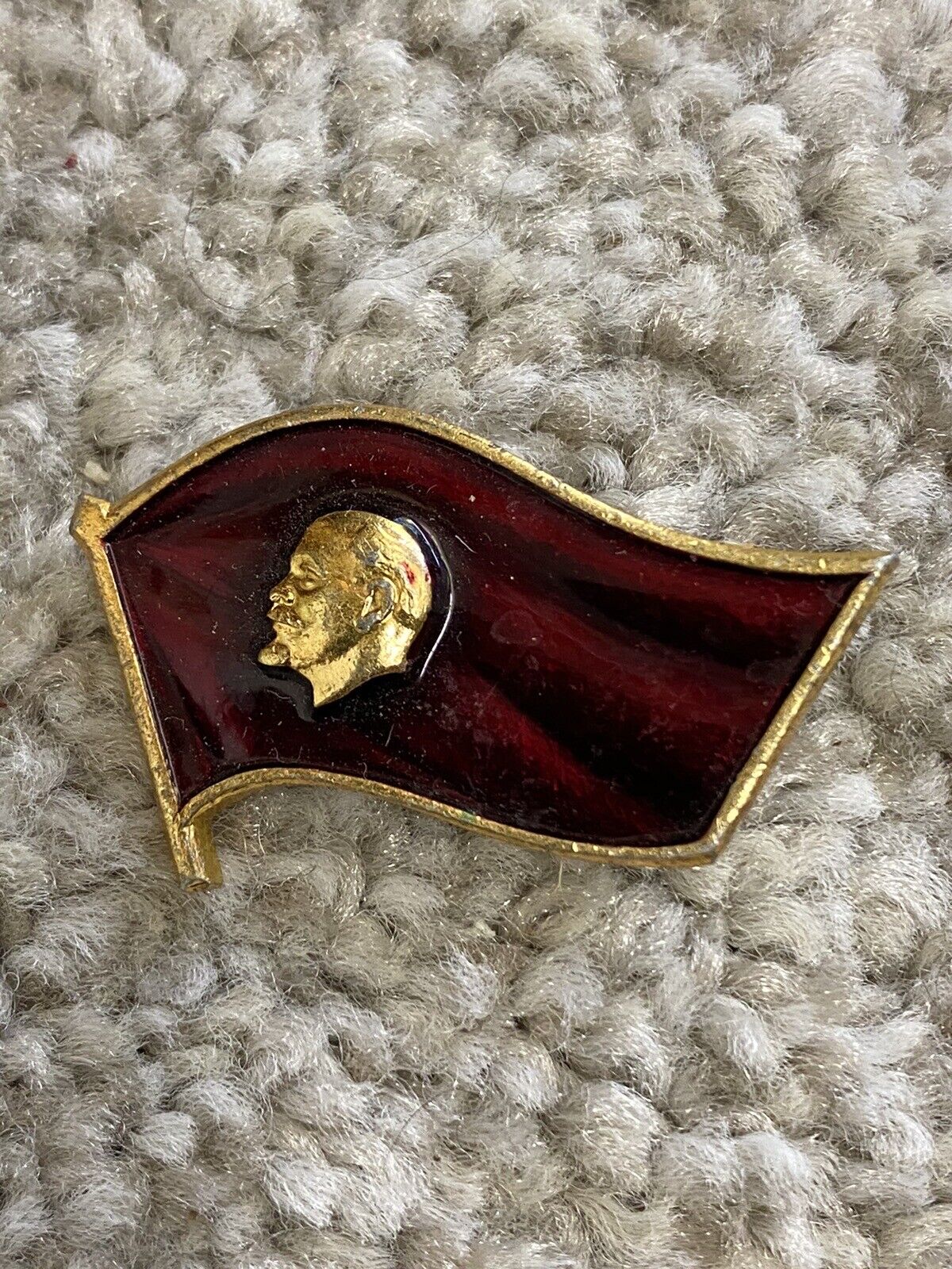 Vintage Soviet Union Vladimir Illic Lenin Pin