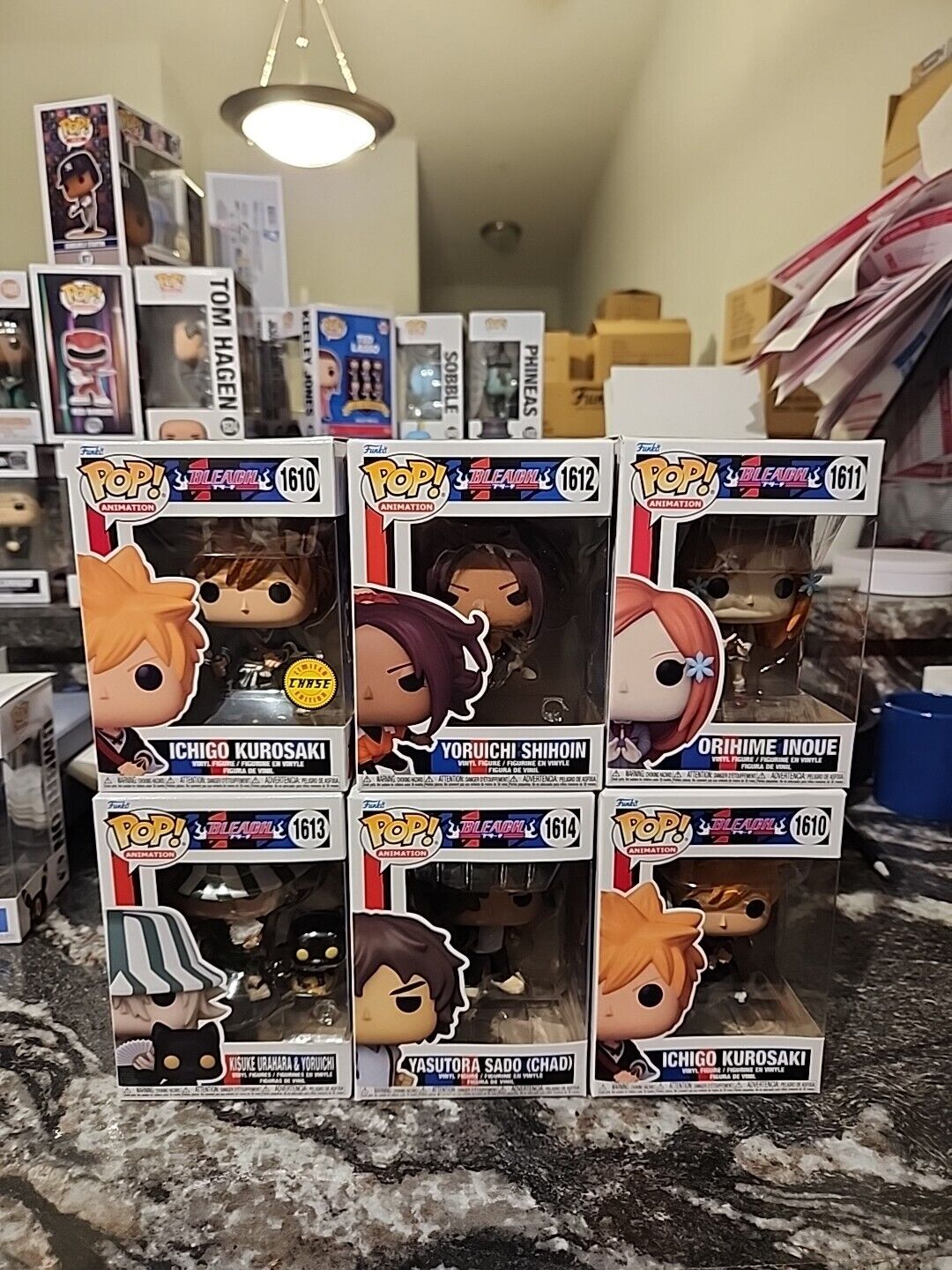 Funko Pop Animation Bleach - Wave 4A Complete Set of 6 With Ichigo Chase Mint
